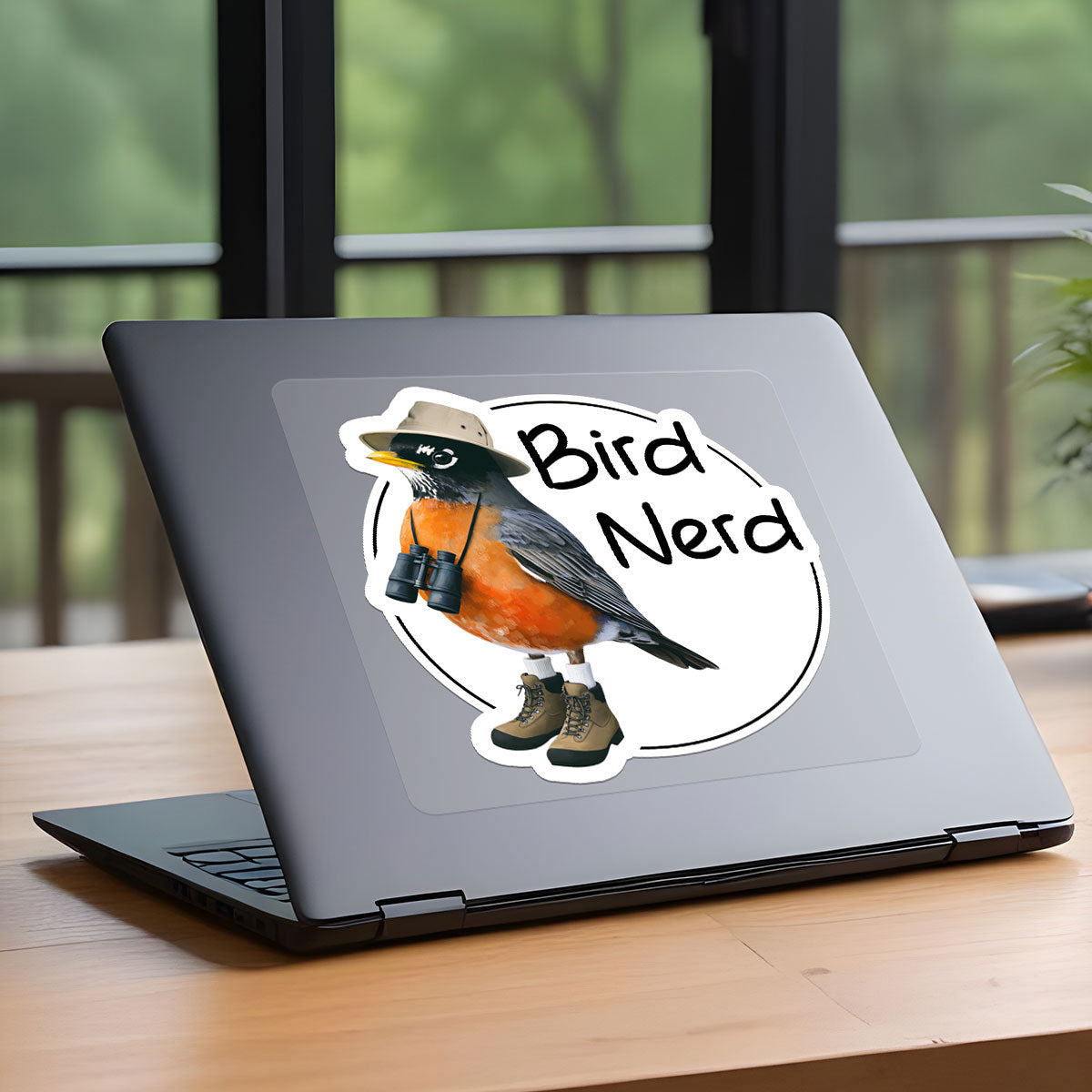Bird Nerd Funny Bird Watcher Twitcher Gift for Bird Lover Personalized Car Sticker Decal