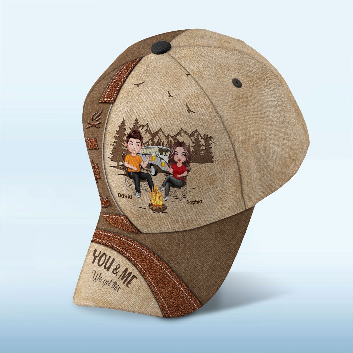 You & Me We Got This Camping Couple Personalized Classic Cap