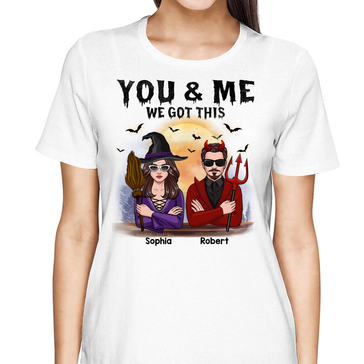 Couple Together Since Halloween Personalized Matching Shirt