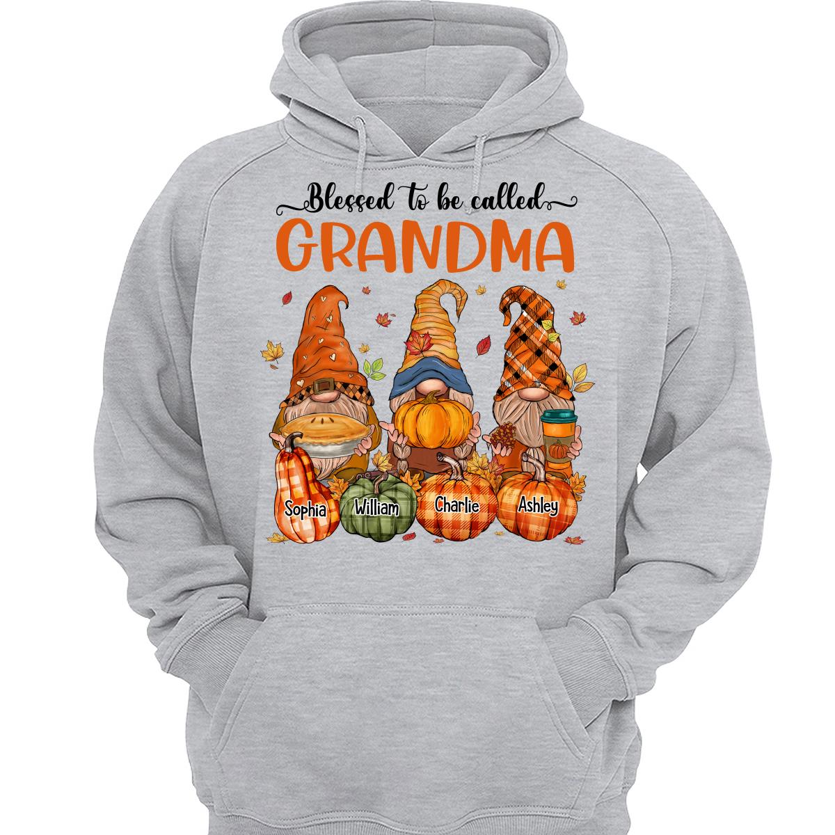 Fall Season Autumn Gnomes Pumpkins Personalized Shirt