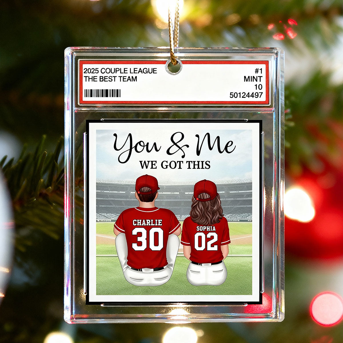 Upsell Baseball Christmas Card - Cendo