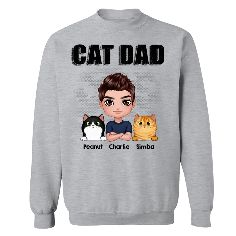 Doll Man Cat Dad Gift For Cat Lovers Personalized Shirt