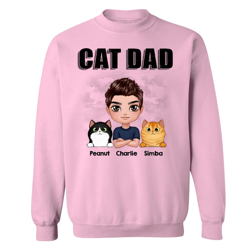 Doll Man Cat Dad Gift For Cat Lovers Personalized Shirt