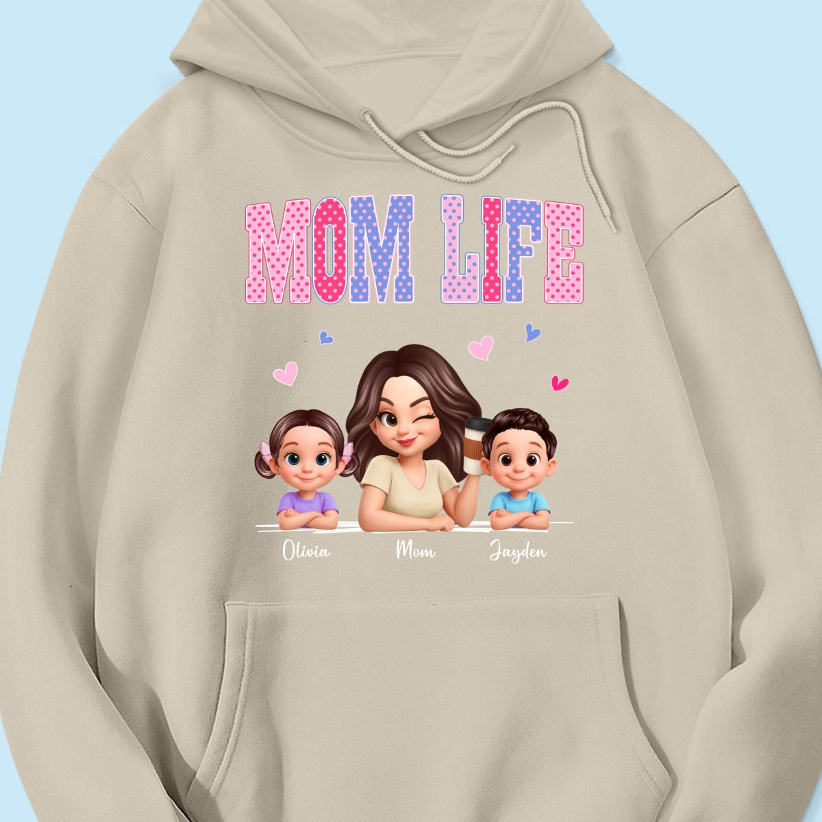 Trending 2026 Polka Dot Pattern Spring Summer Vibe Mom Life - Personalized Shirt - Gift For Mom