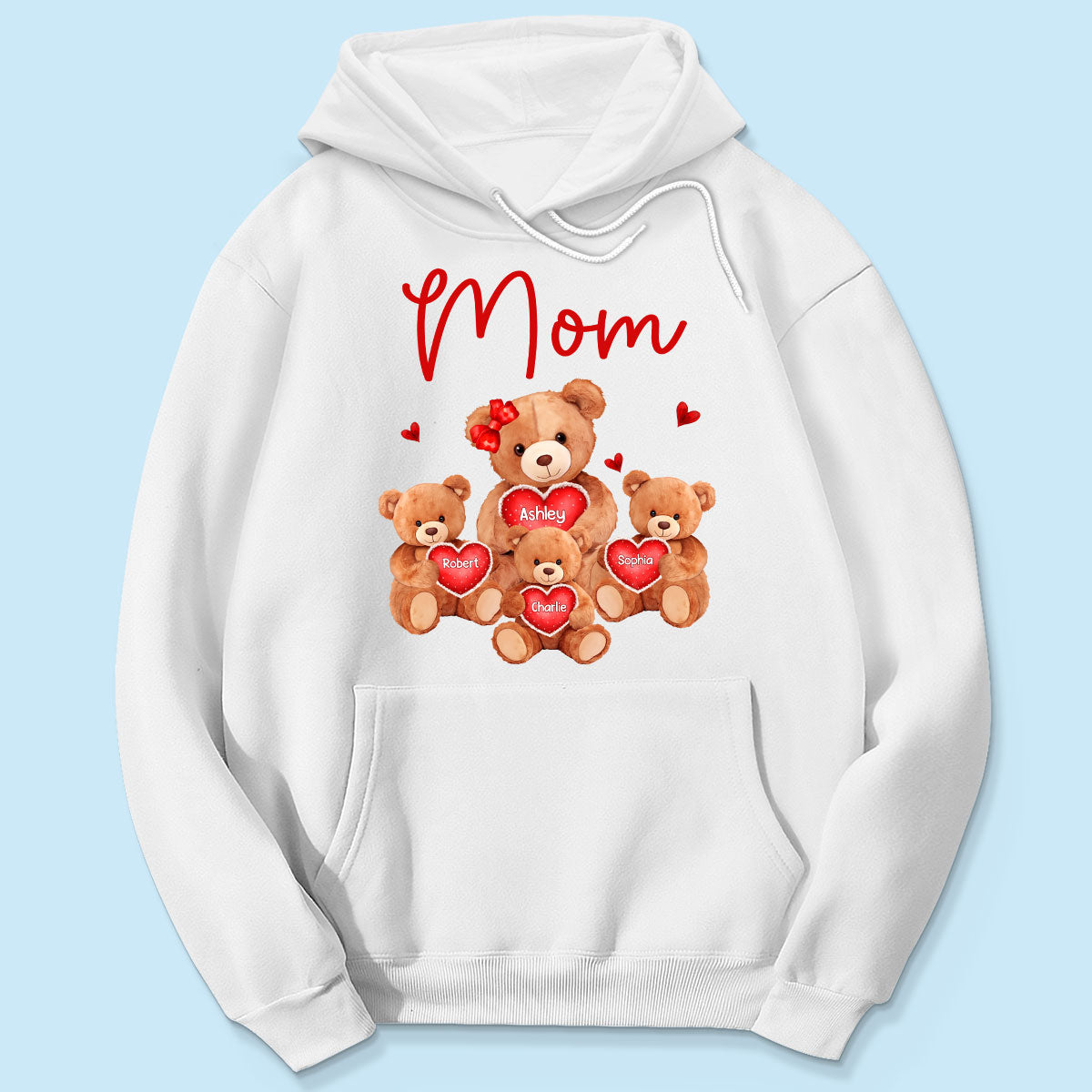 Grandma Mom Auntie Bear Personalized Shirt
