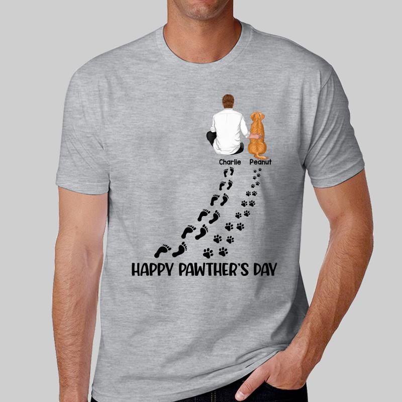 Happy Pawther‘s Day Dog Dad Personalized Shirt