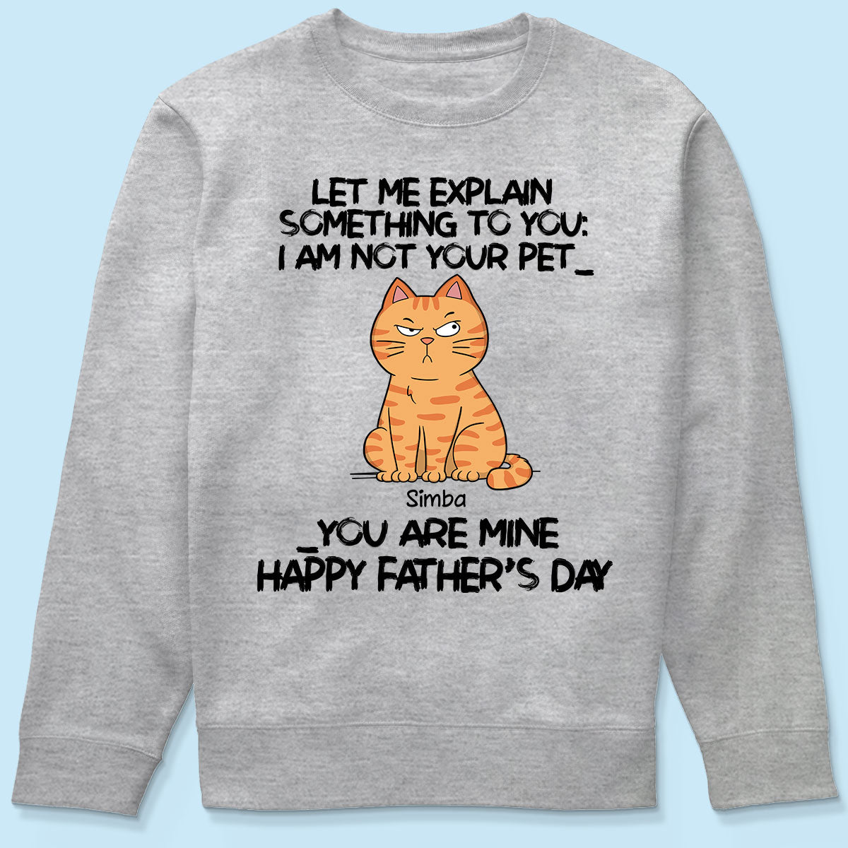 Let Me Explain Funny Cartoon Cats Mother‘s Day Father’s Day Gift Personalized Shirt
