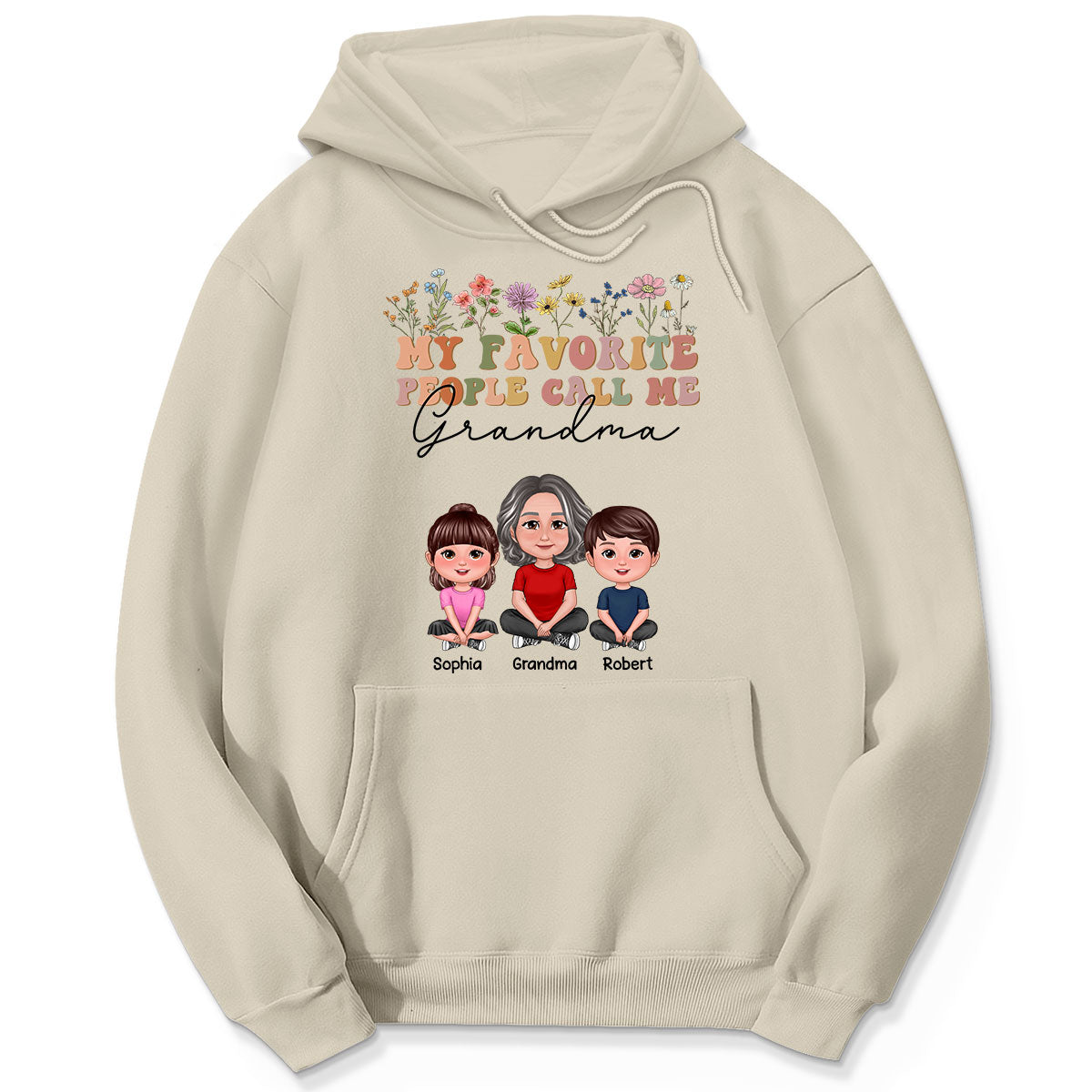 My Favorite People Call Me Mother‘s Day Gift For Grandma Mom Auntie Personalized Shirt