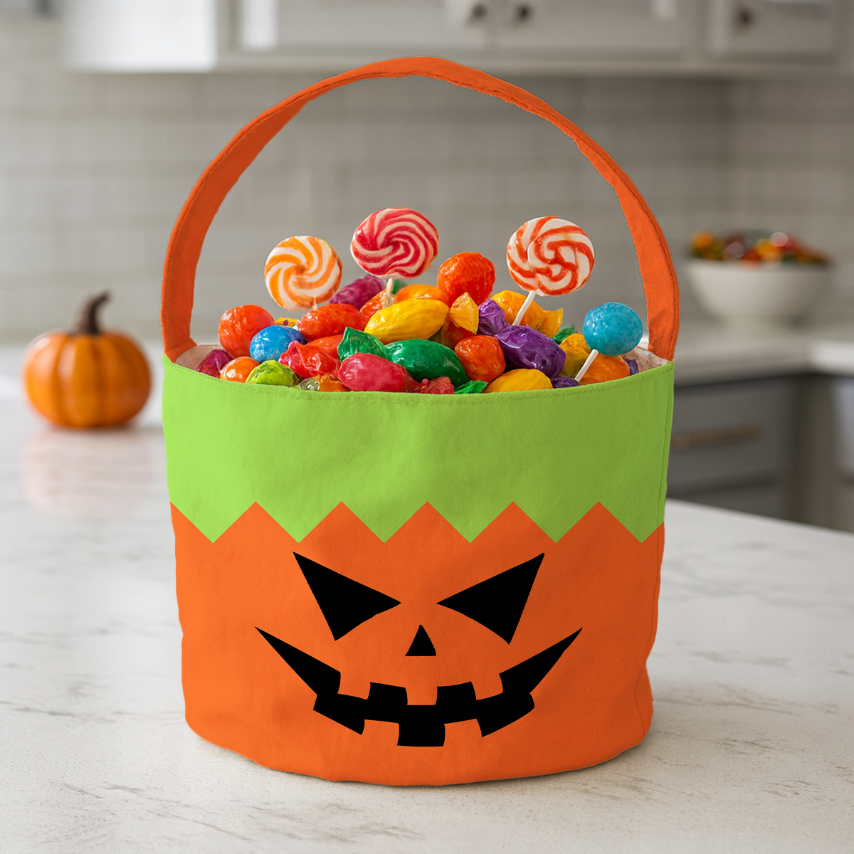 Halloween Character Theme With Name Personalized Trick Or Treat Basket, Halloween Gift For Kids