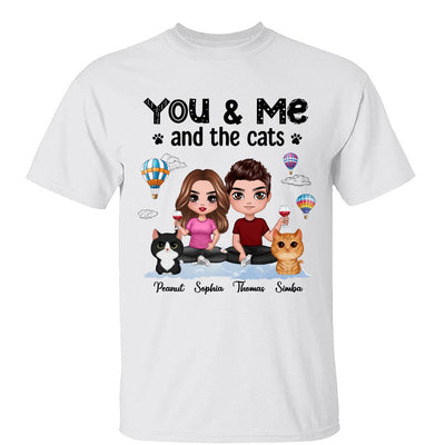 Couple And Cute Fluffy Cats Personalized Shirt
