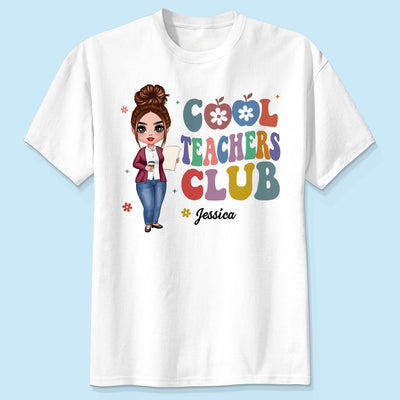Cool Teachers Club Personalized Shirt