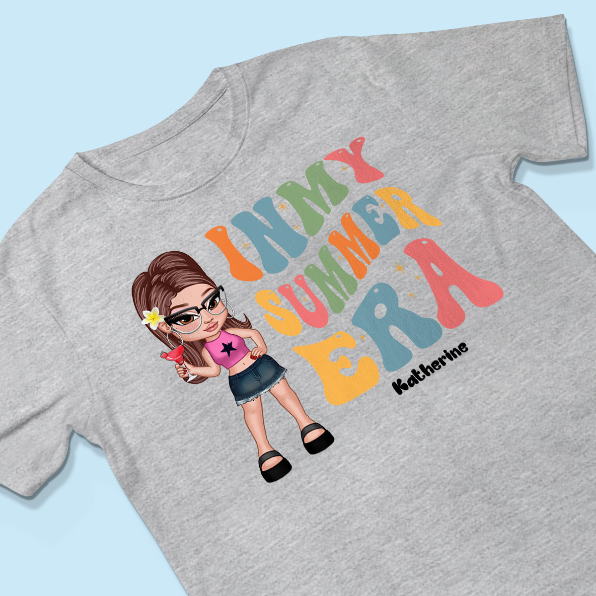 In My Summer Era Y2K Style Personalized Shirt