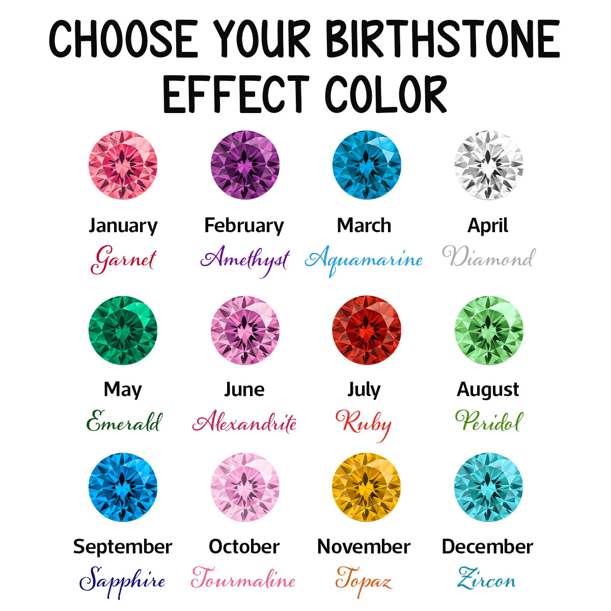 3D Birthstone Effect Custom Color Friends Sisters Are Like Star - Personalized Glass Ornament - Gift For Best Friends, Sisters