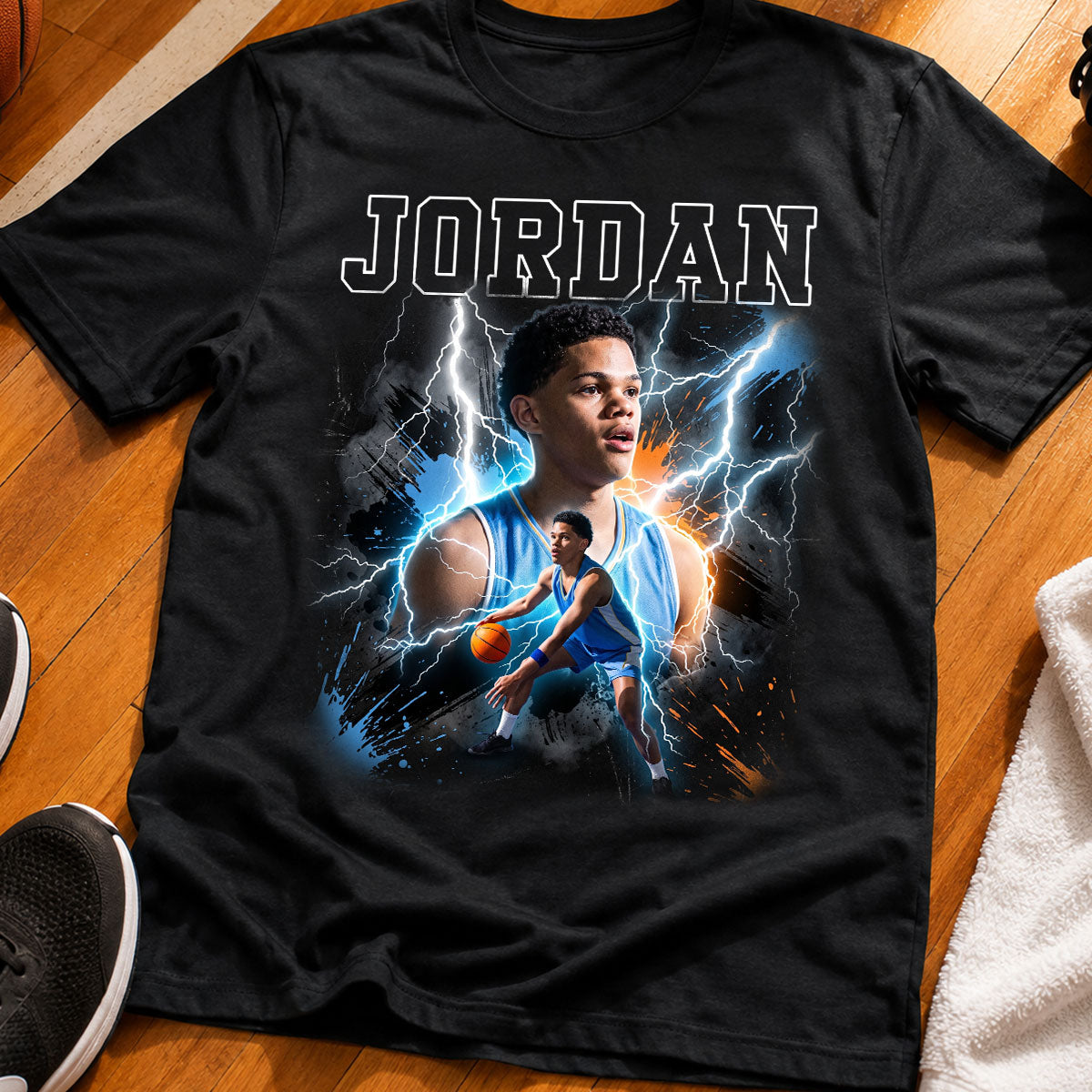 Trending Bootleg Sport Photos Insert With Name - Personalized Shirt - Gift For Boy, Girl