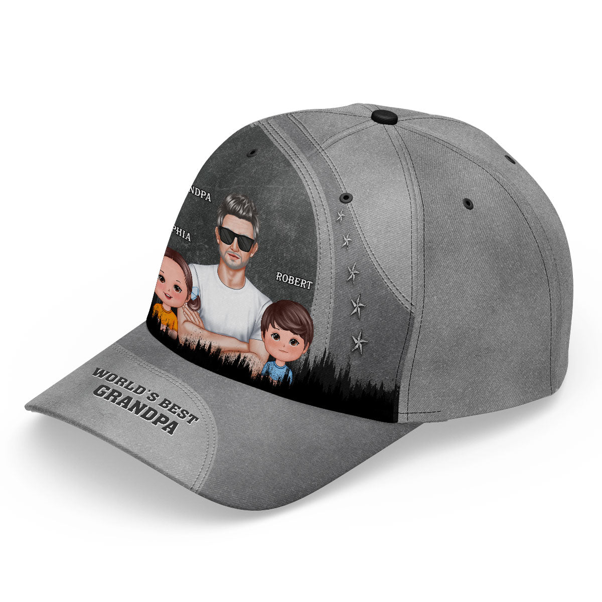 I'm Not Retired I'm A Professional Grandpa Personalized Classic Cap, Retirement Gift For Grandpa