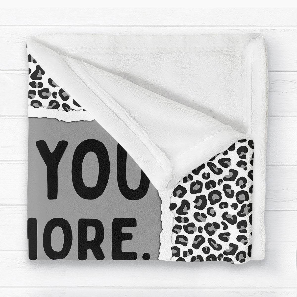 Couple Kissing I Love You More The End I Win Personalized Fleece Blanket