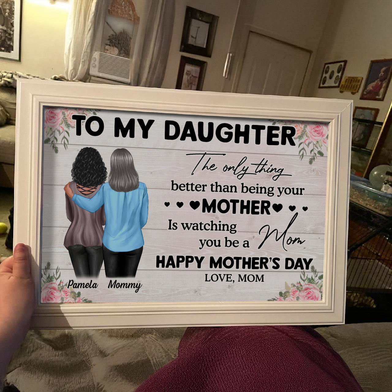To My Daughter From Mom - Personalized Poster - Heartfelt Gift For Daughter