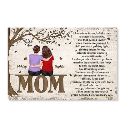 Mom I Know How It Can Feel Personalized Poster