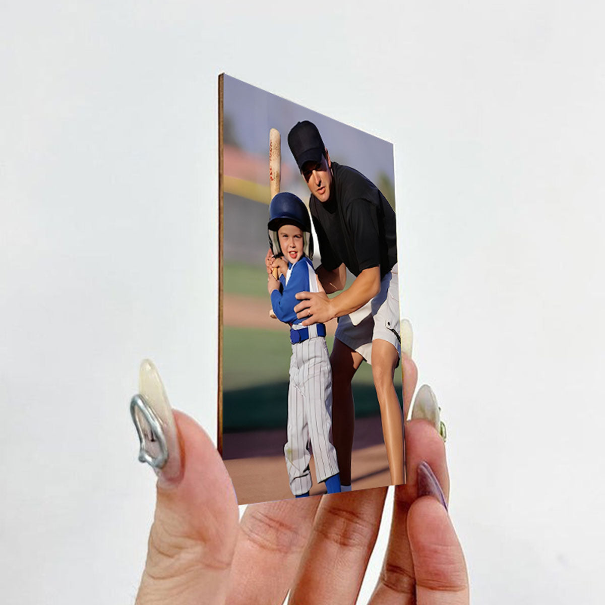 Premium Baseball Card Personalized Acrylic Car Visor Clip, Father's Day Gift for Dads, Gift for Husband