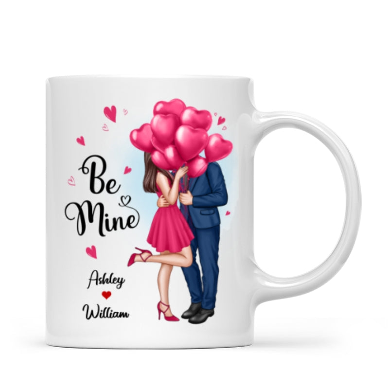 Elegant Couple Be Mine Personalized Mug