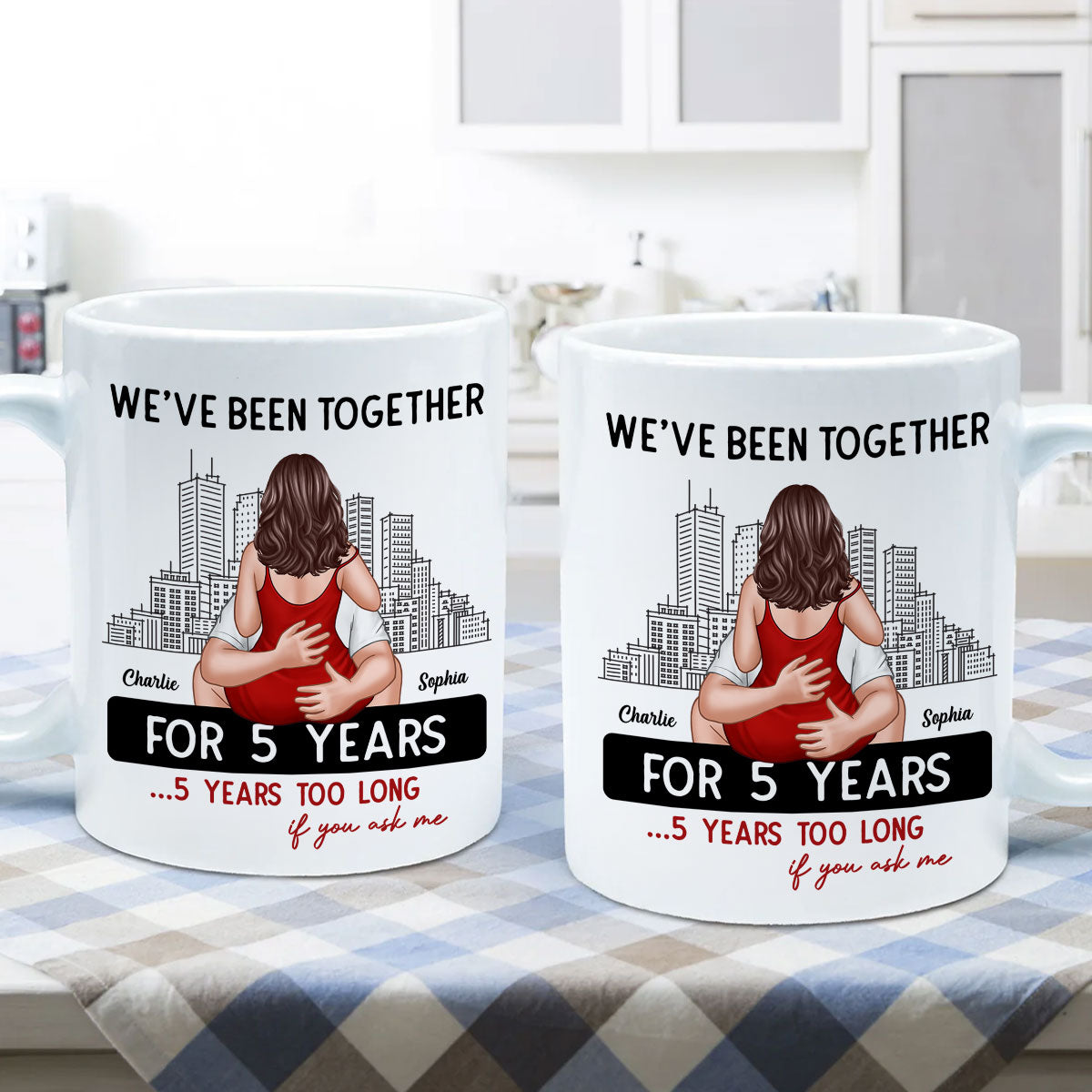 Funny Anniversary Gift For Couple Personalized Mug