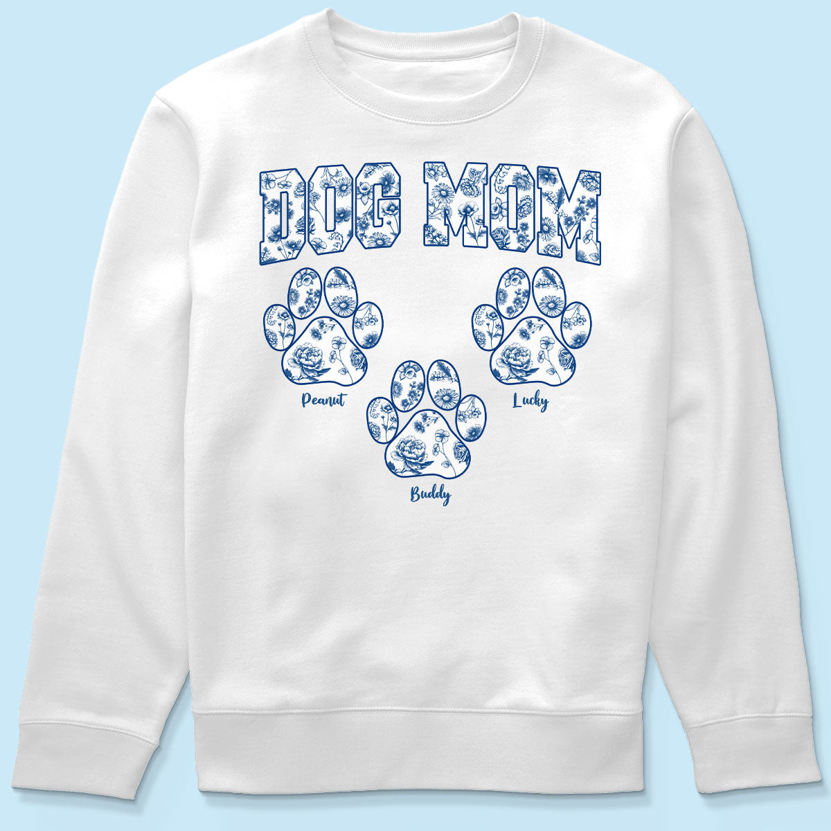 Dog Mom Chinoiserie Coquette Personalized Shirt, Gift for Dog Lovers