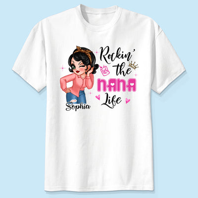 Grandma Life Sassy Girl Personalized Shirt