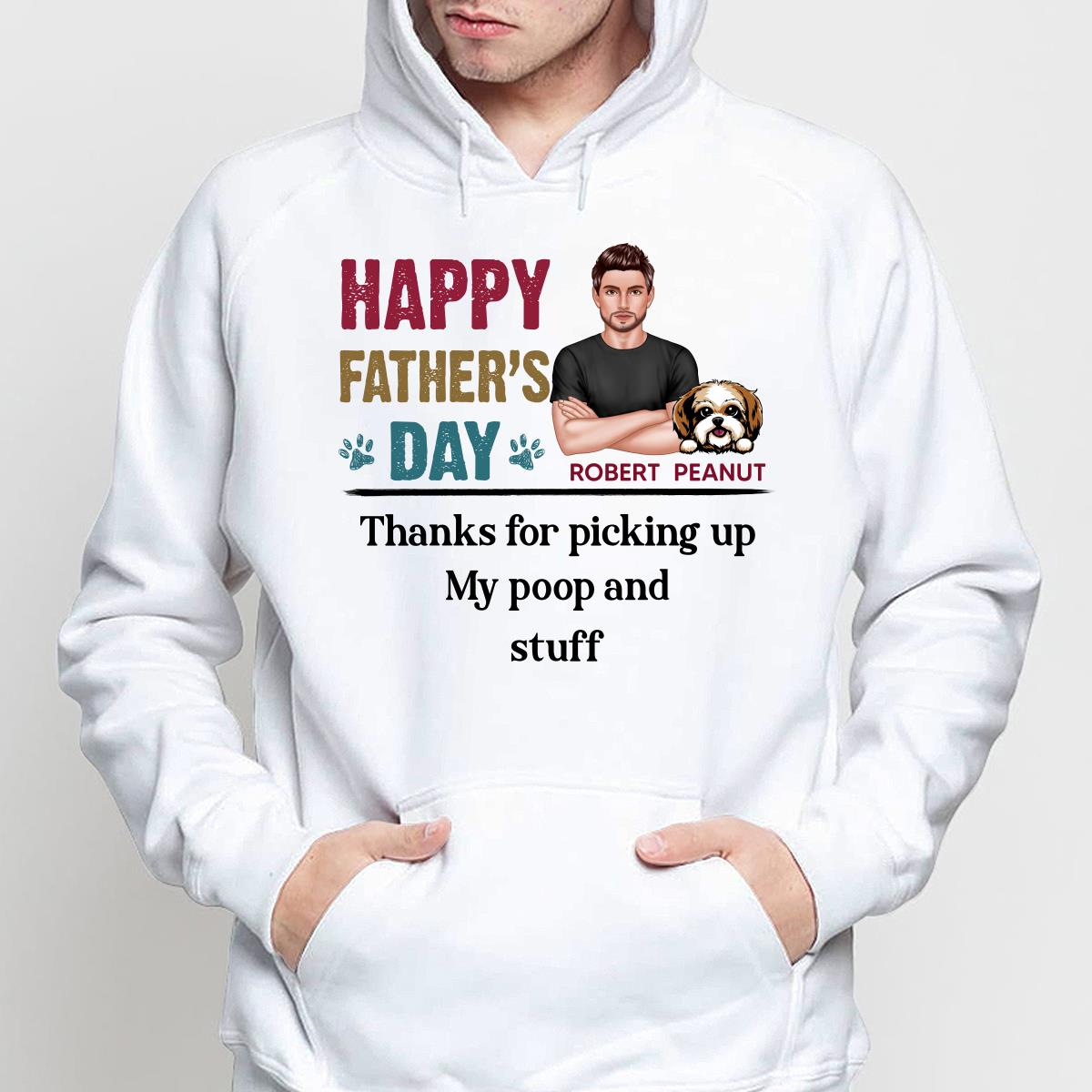 Happy Father‘s Day Dog Dad Retro Personalized Shirt