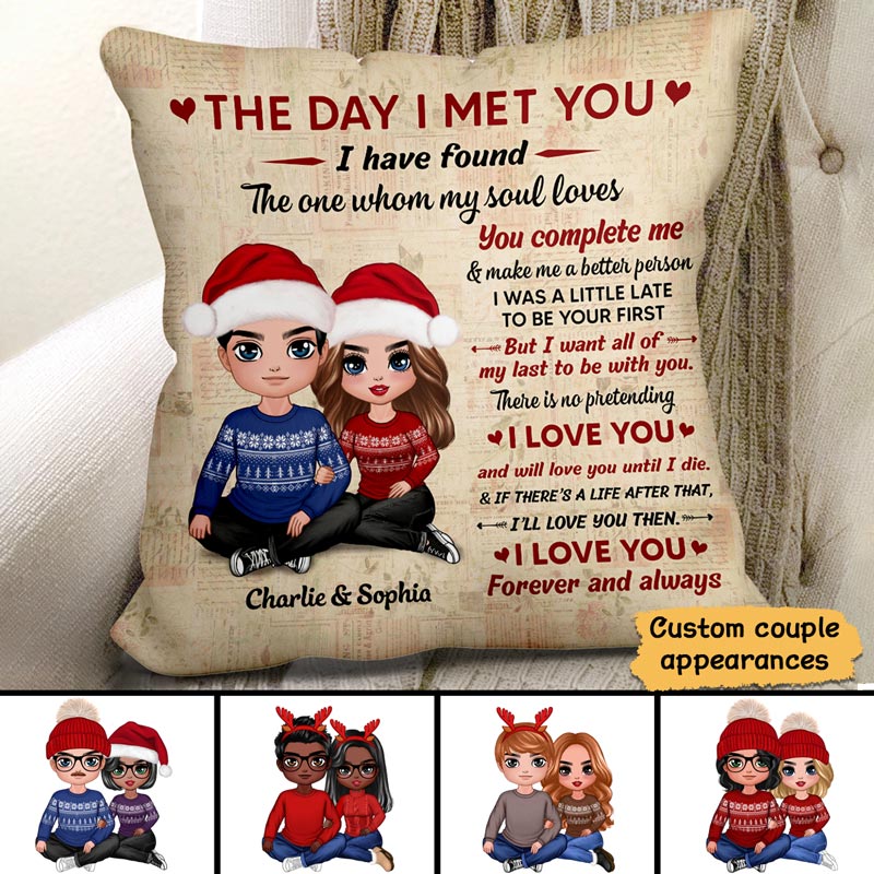 Couple Forever And Always Personalized Pillow (Insert Included)