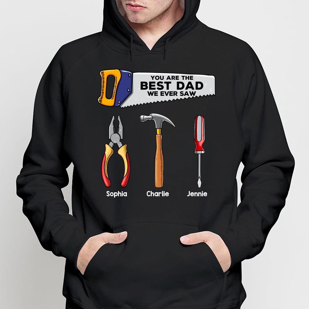 Best Dad Grandpa We Ever Saw Tools Personalized Shirt