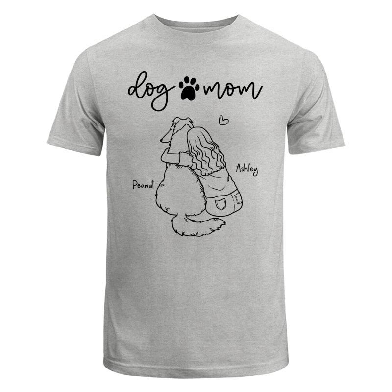 Dog Mom Outline Personalized Shirt