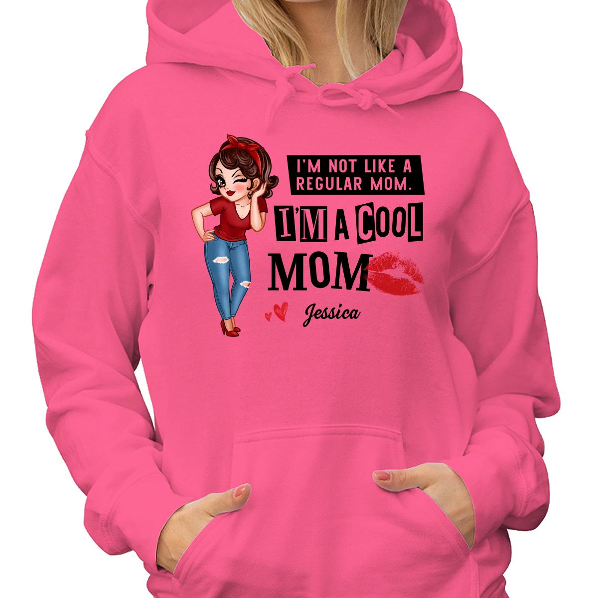 Cool Mom Not Regular Mom Personalized Shirt