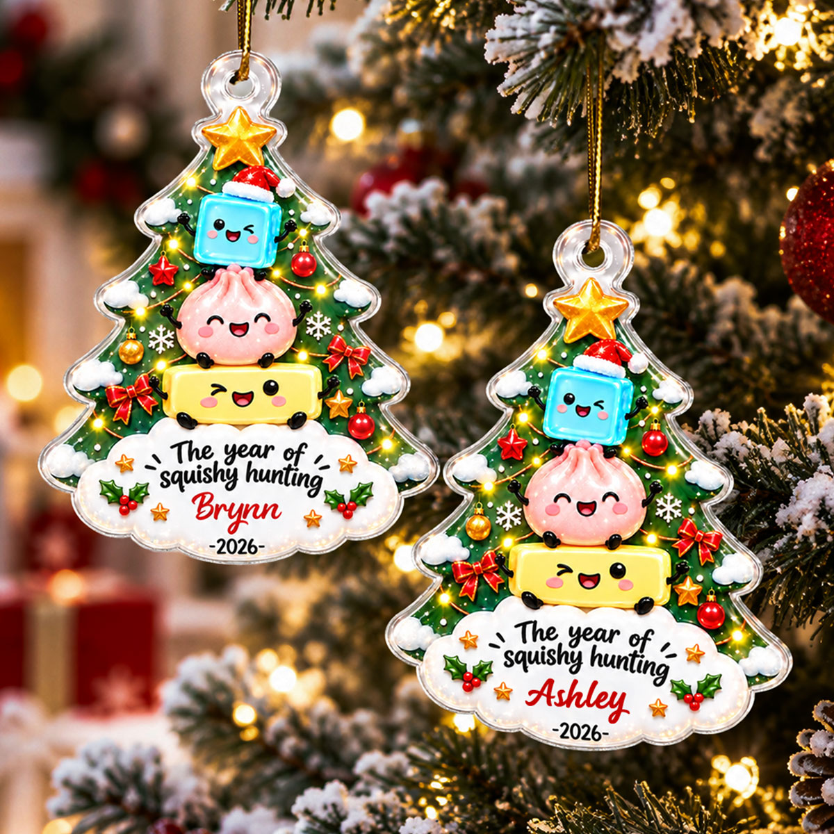 2026 Trending The Year Of Squishies - Personalized Acrylic Ornament - Christmas Gift, Keepsake For Kids, Teenagers
