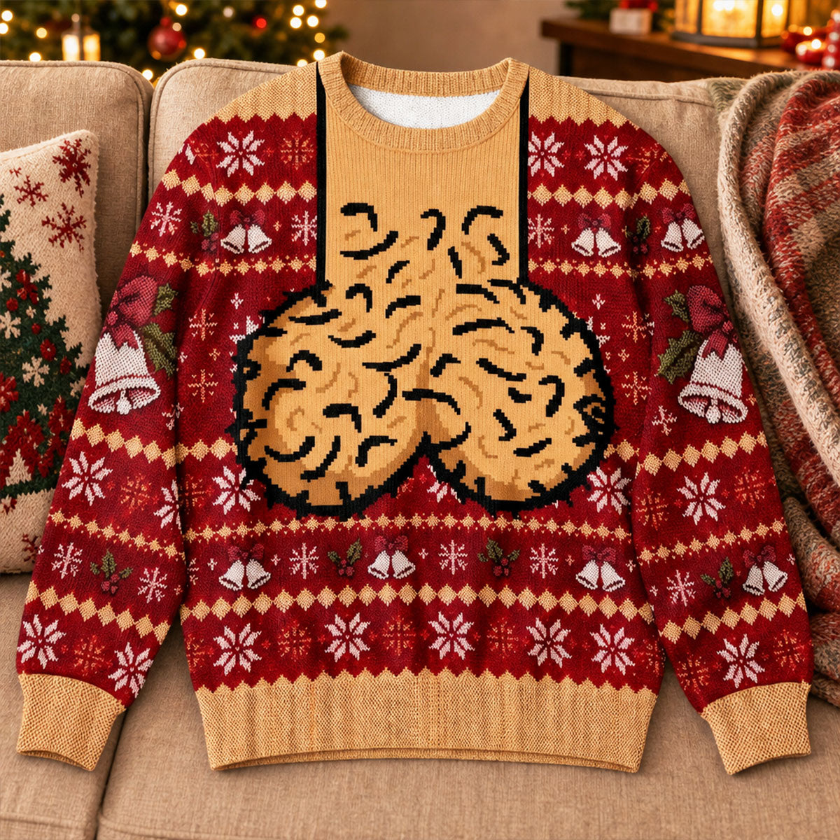 Christmas Funny Design - Personalized Ugly Sweater - Gift For Husband, Wife, Friends