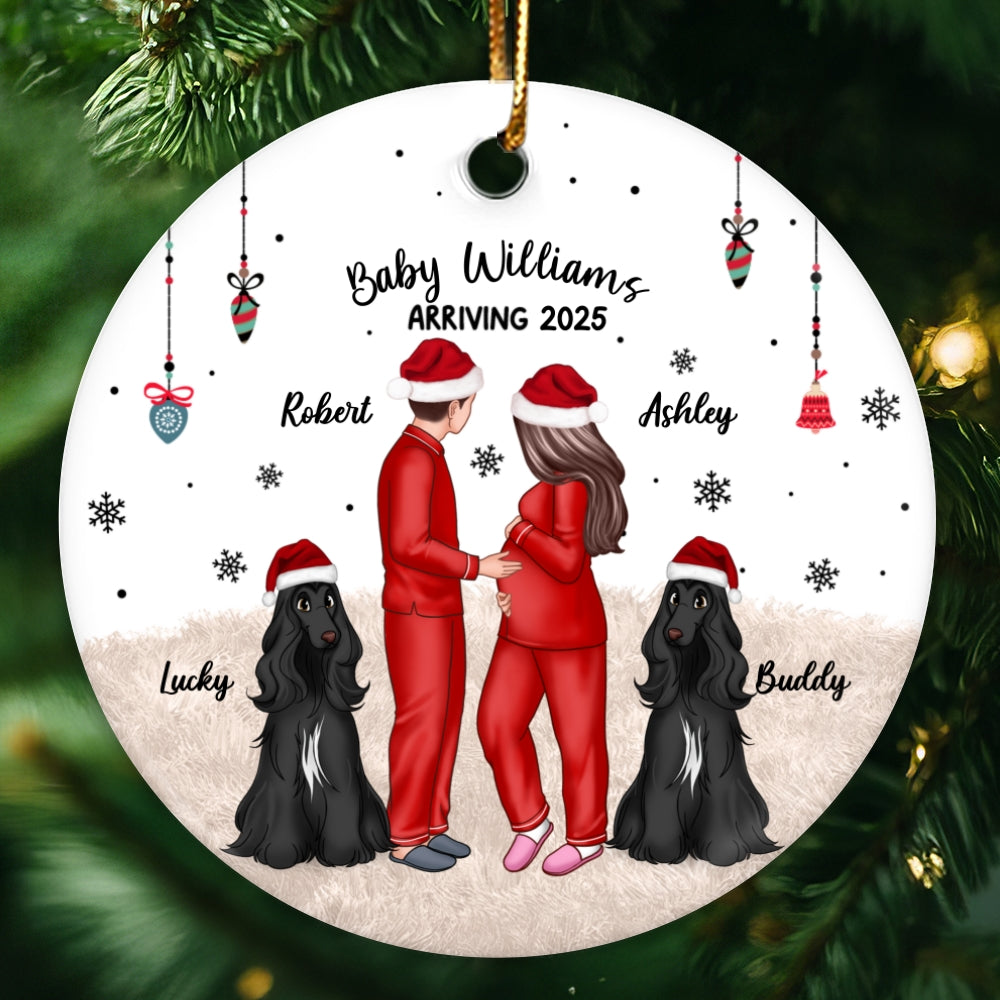 Pregnancy, New Mom Gift, Expecting Parent Gift - Personalized Ornament - New Mom Gift, Expecting Parent Gift