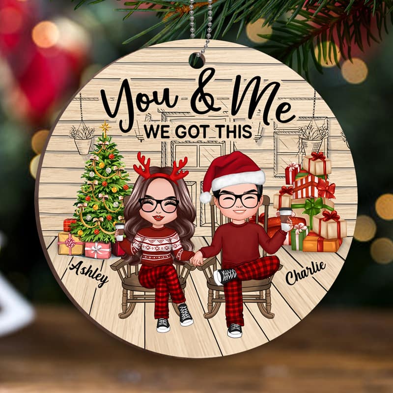 Couple We Got This Personalized Christmas Wooden Ornament