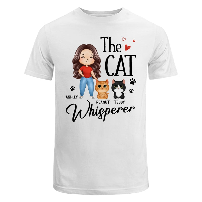 The Cat Whisperer Watercolor Woman And Watercolor Cute Cats Personalized Shirt