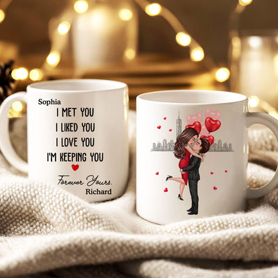 Forever Yours Couple Anniversary Gift  Personalized Mug