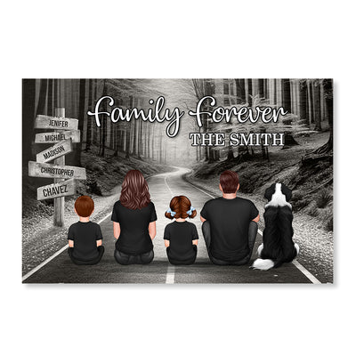 Family Road Personalized Poster, Gift, Father's Day Gift