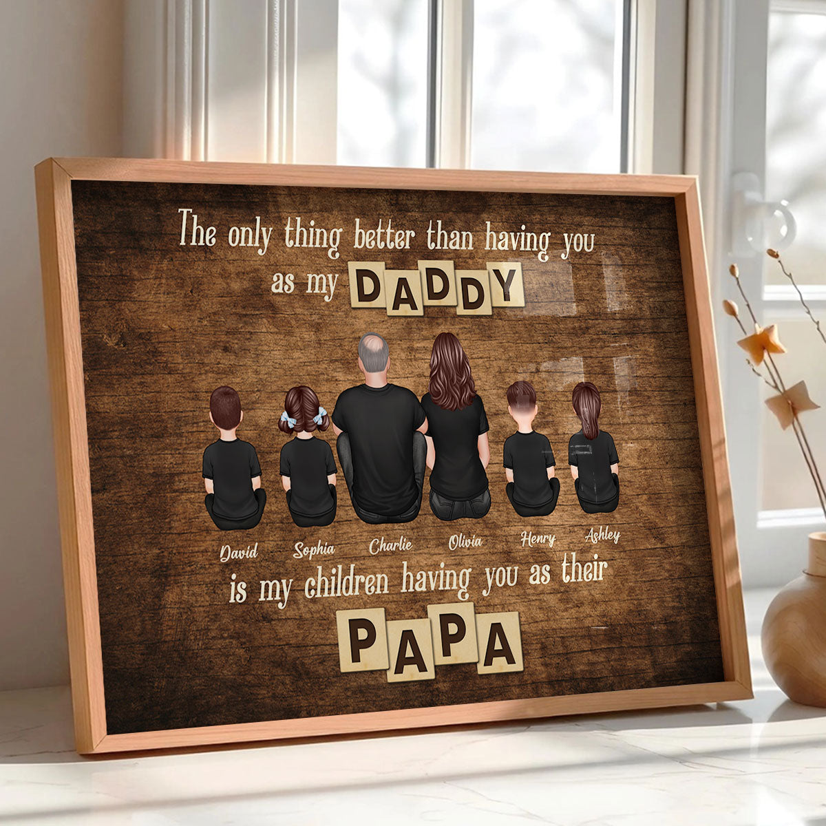 The Only Thing Better Having You As My Dad Grandpa Personalized Poster, Gift For Grandpa