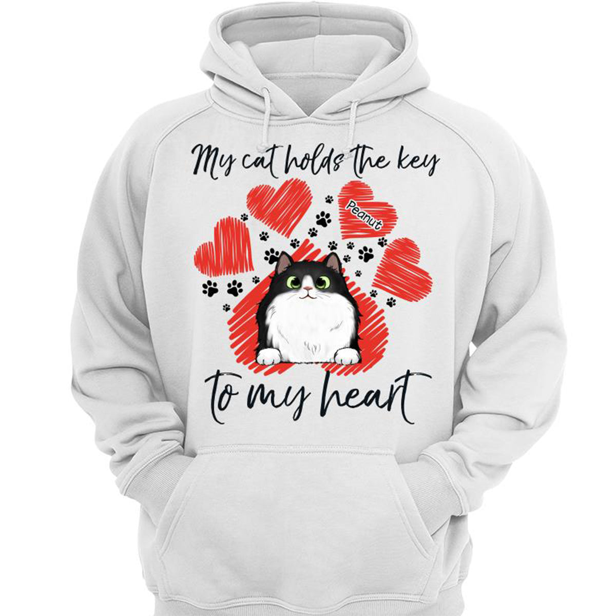 My Cats Hold The Key To My Heart Personalized Shirt
