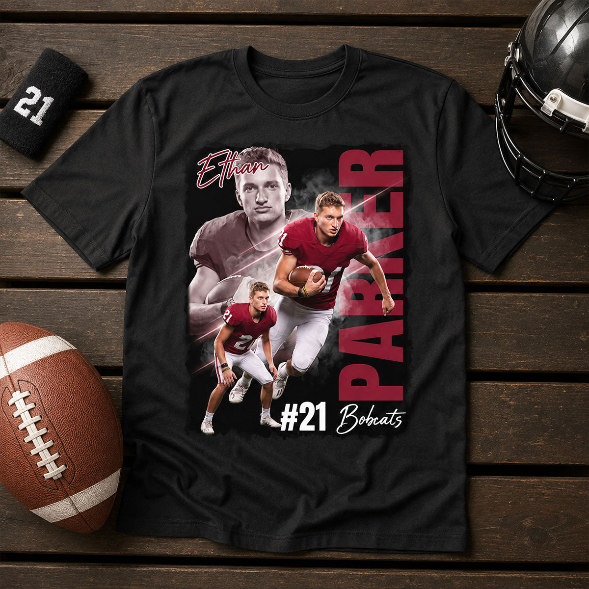 Custom Player Sport - Personalized Shirt - Trendy Bootleg Tee for Him, Gift for Her