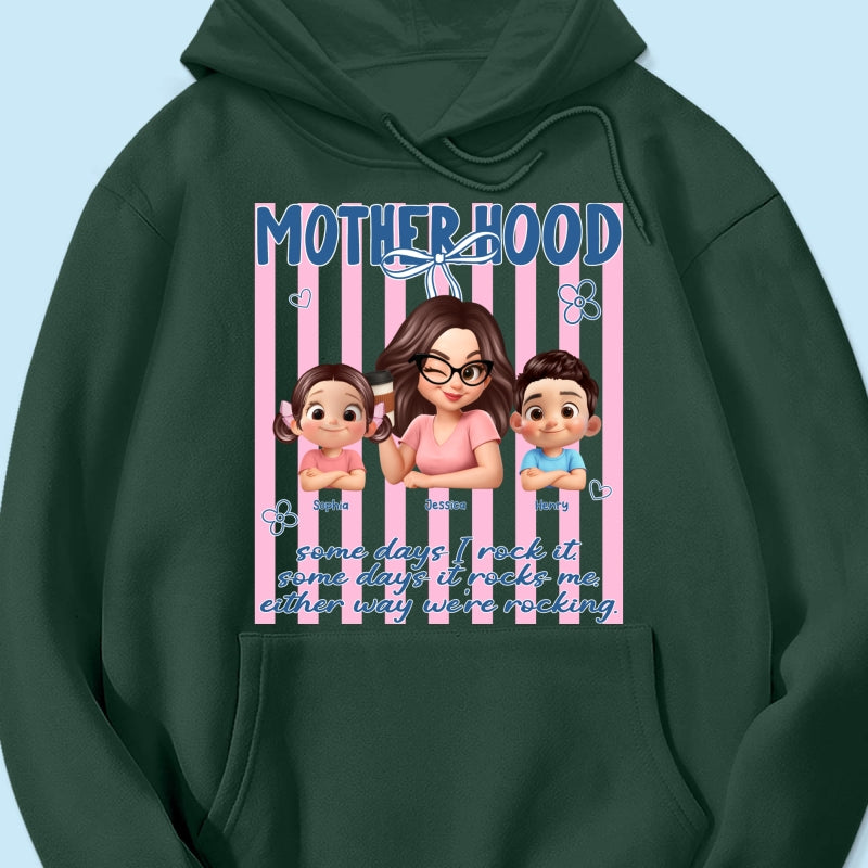 Rockin' the Motherhood - Personalized Shirt - Mother's Day Gift for Mom, Wife