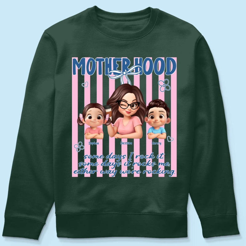 Rockin' the Motherhood - Personalized Shirt - Mother's Day Gift for Mom, Wife