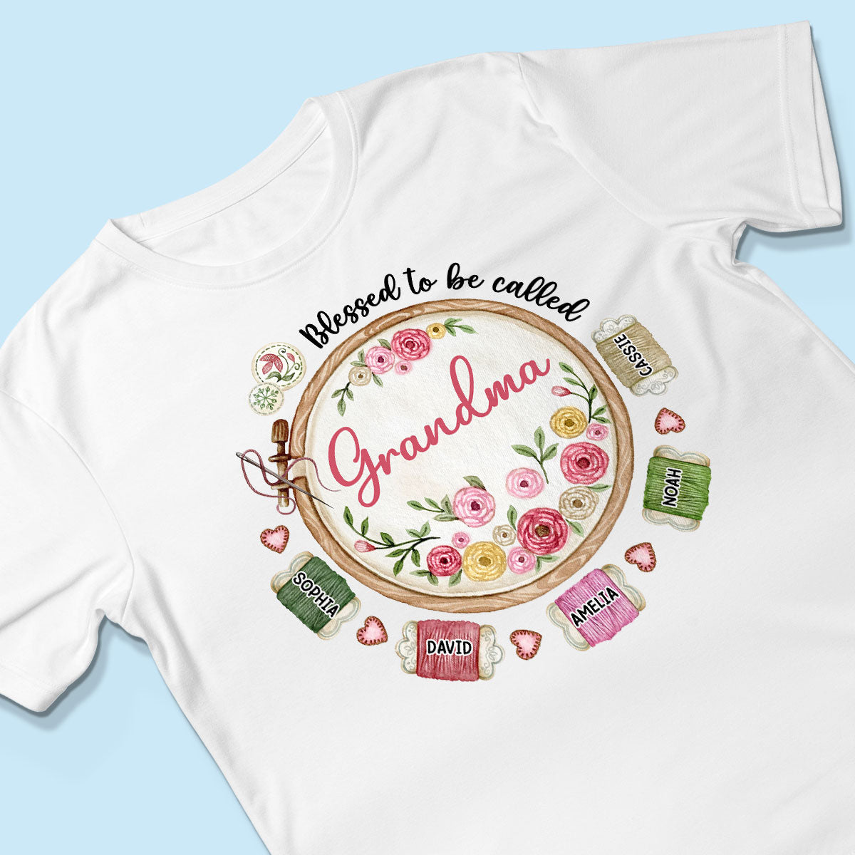 Grandma Mom Sewing Knitting Quilting Personalized Shirt, Mother's Day gift for Mom, for Grandma