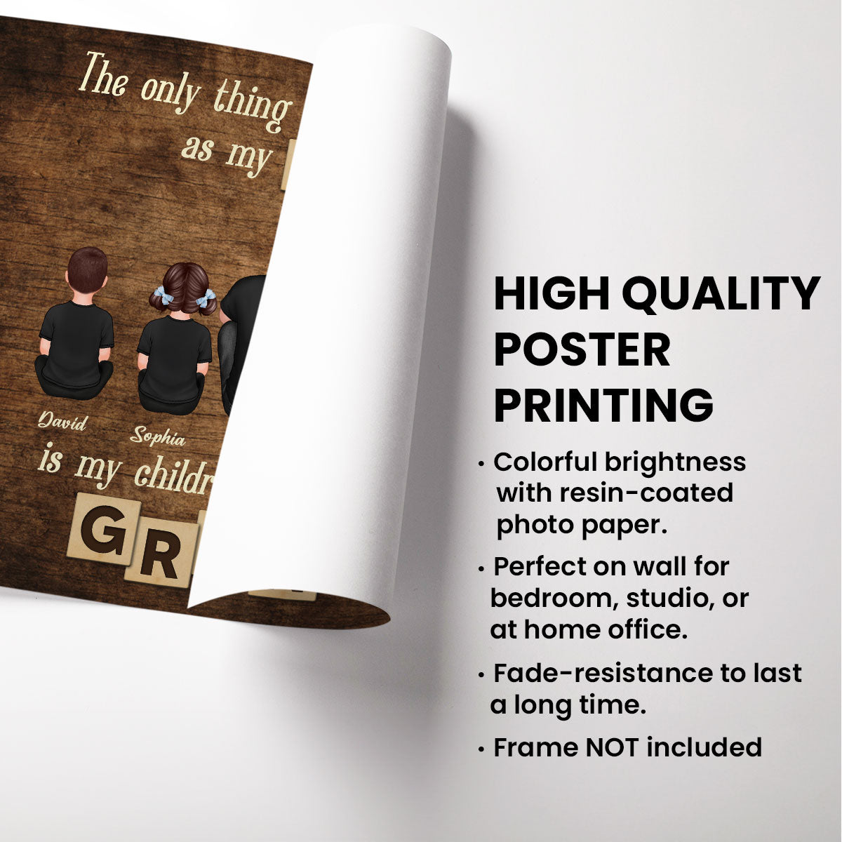 The Only Thing Better Having You As My Dad Grandpa Personalized Poster, Gift For Grandpa