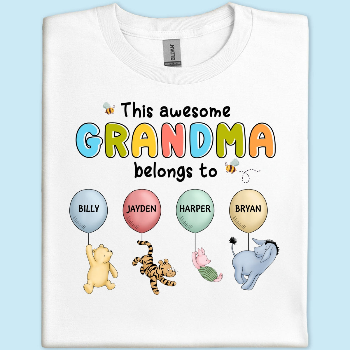 Bring Storytime to Life - Show Your Pride On a Timeless 'Winnie The Pooh' Shirt - Customized By You, Gift For Grandma, Gift For Mom