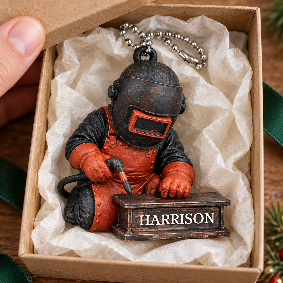 Welder Christmas - Personlized 3D Printed Ornament - Christmas Gift for Welder