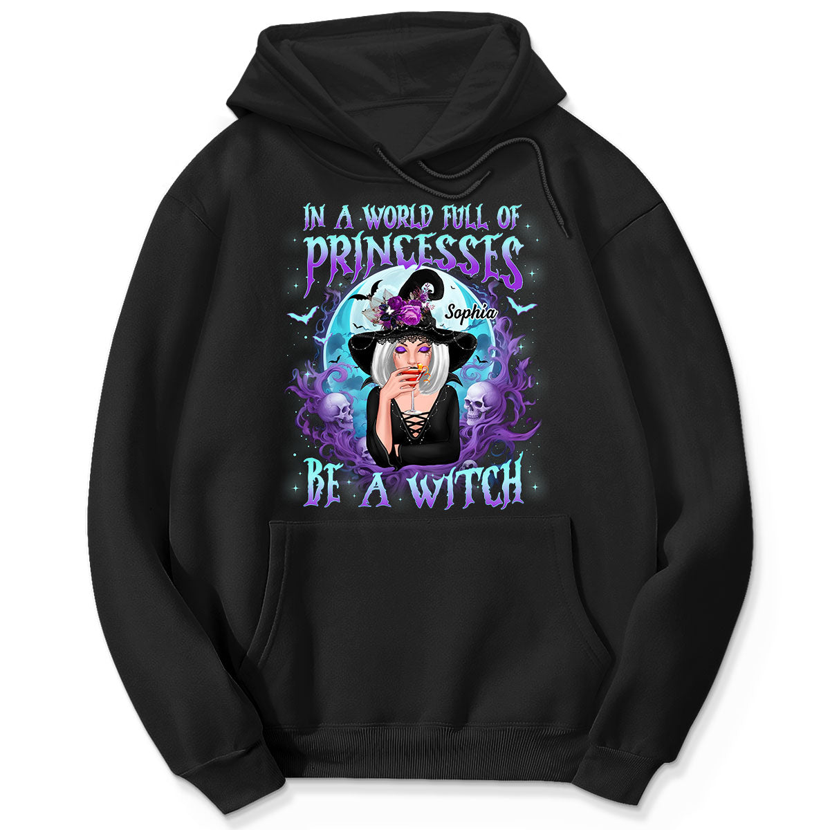 In A World Full Of Princesses Be A Witch Personalized Shirt, Gift For Girl, Woman