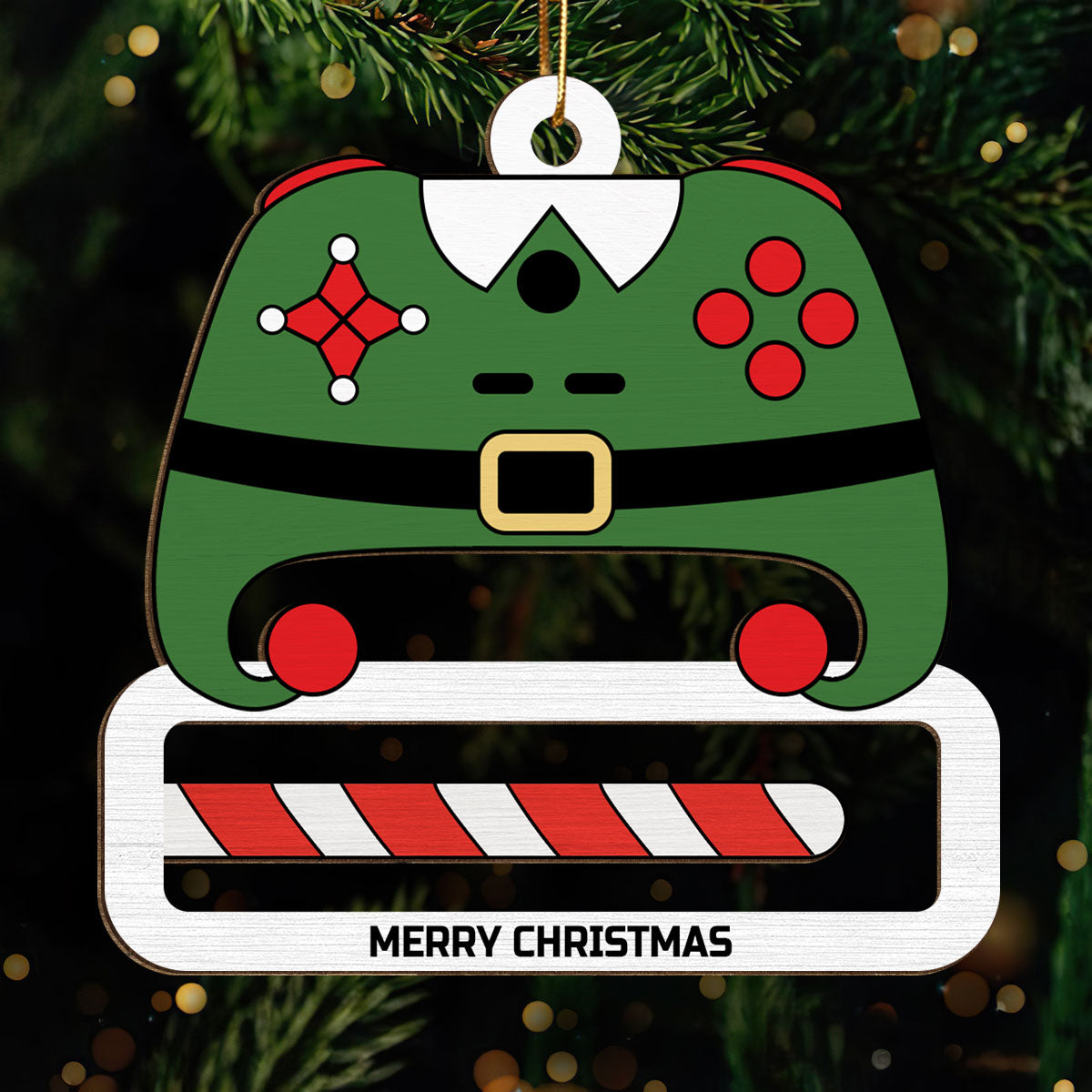 Unique Gift For Gamer Christmas Personalized Wooden Money Holder Ornament